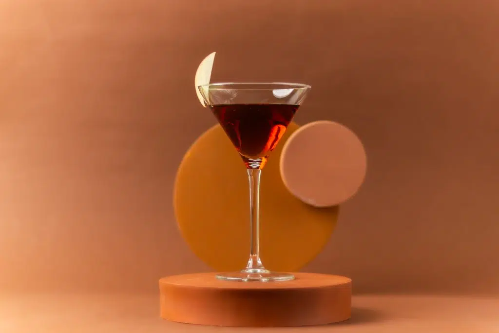 Apple Manhattan Cocktail Drink