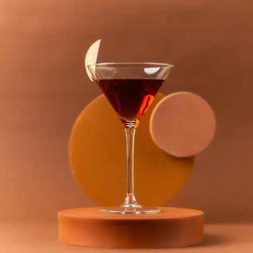 Apple Manhattan Cocktail Drink