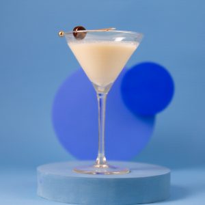 Banana Split Martini Cocktail Drink