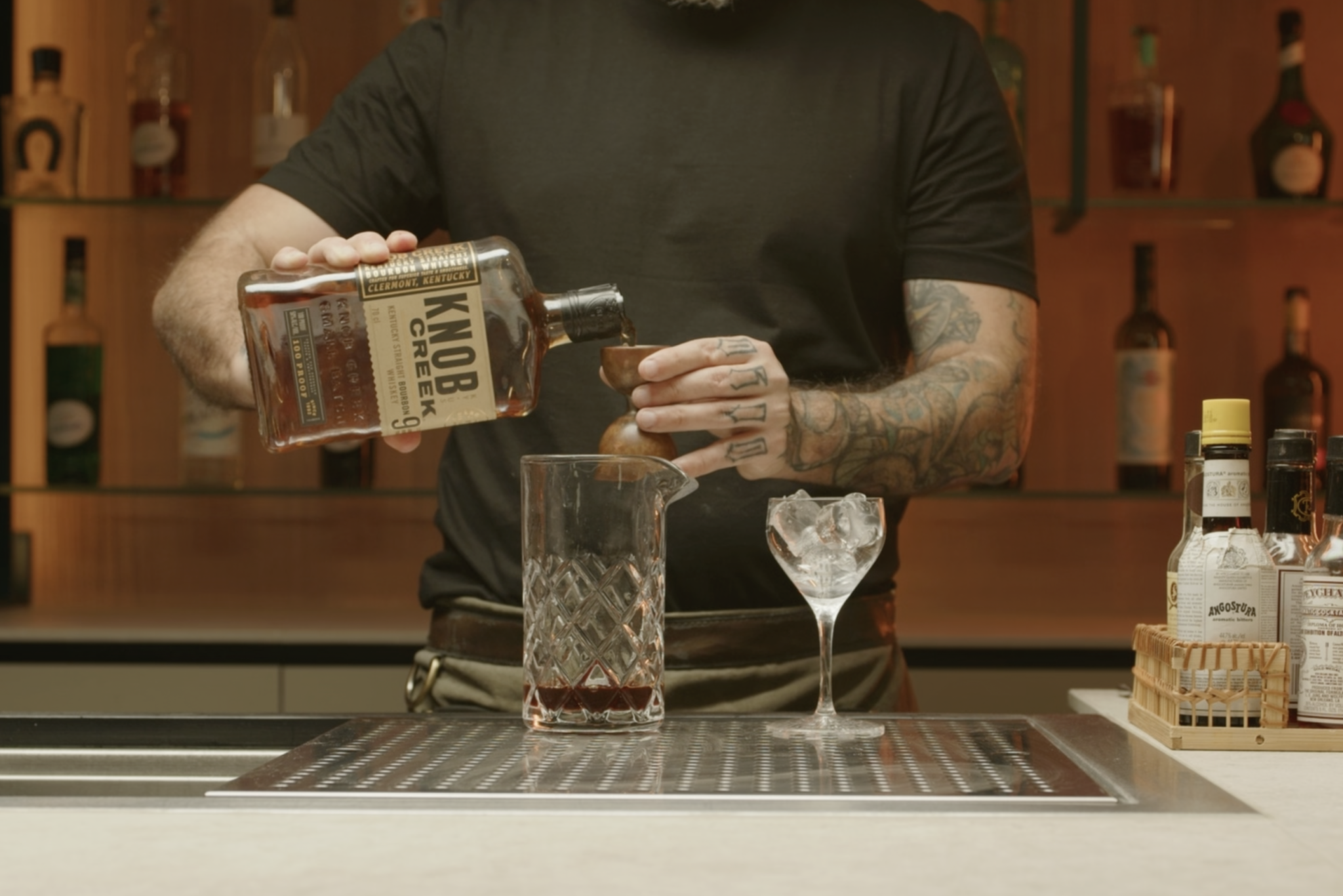 <p>Add 1 oz of Bourbon to the mix.</p>