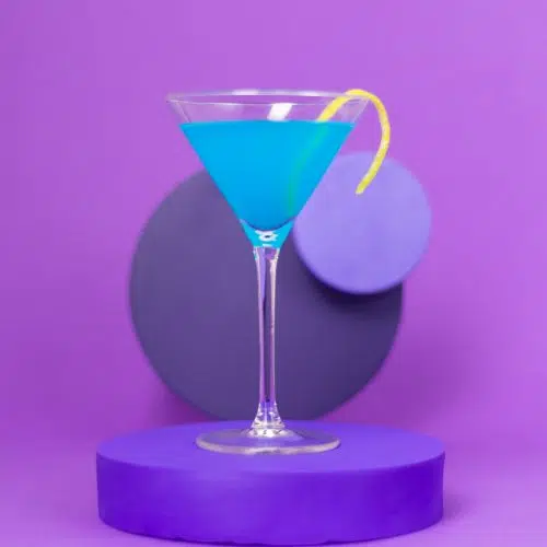 Blue Bird Cocktail Drink