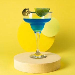 Blue Margarita Cocktail Drink