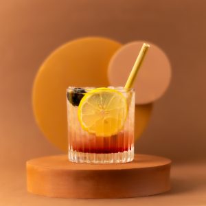 Bourbon Bramble Cocktail Drink