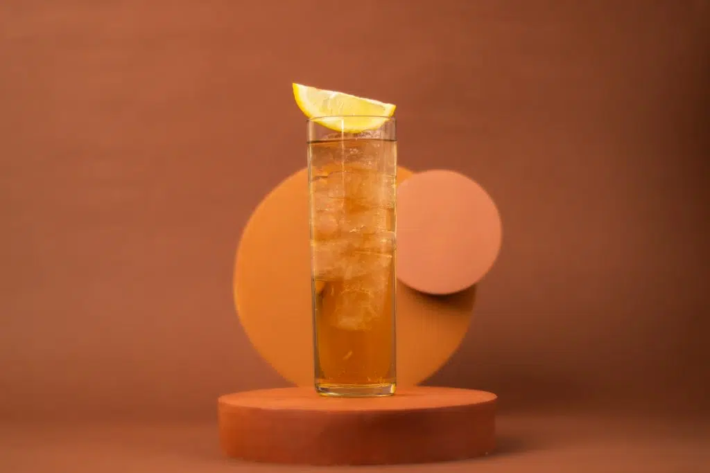 Bourbon and Ginger Cocktail Drink