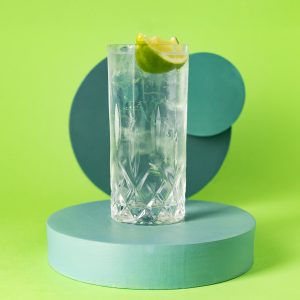 Cachaça and Soda Cocktail Drink