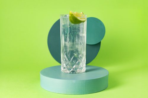 Cachaça and Soda Cocktail Drink