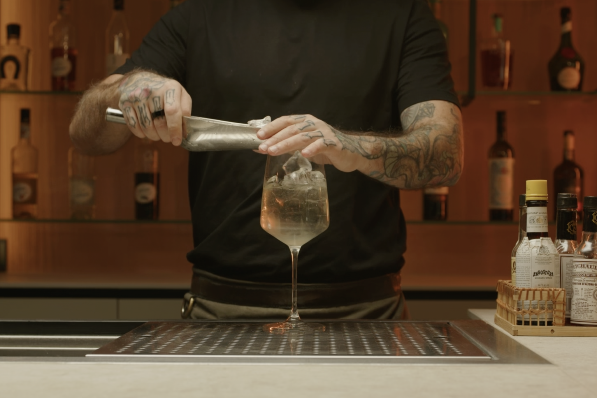 <p>Add more ice if necessary.</p>