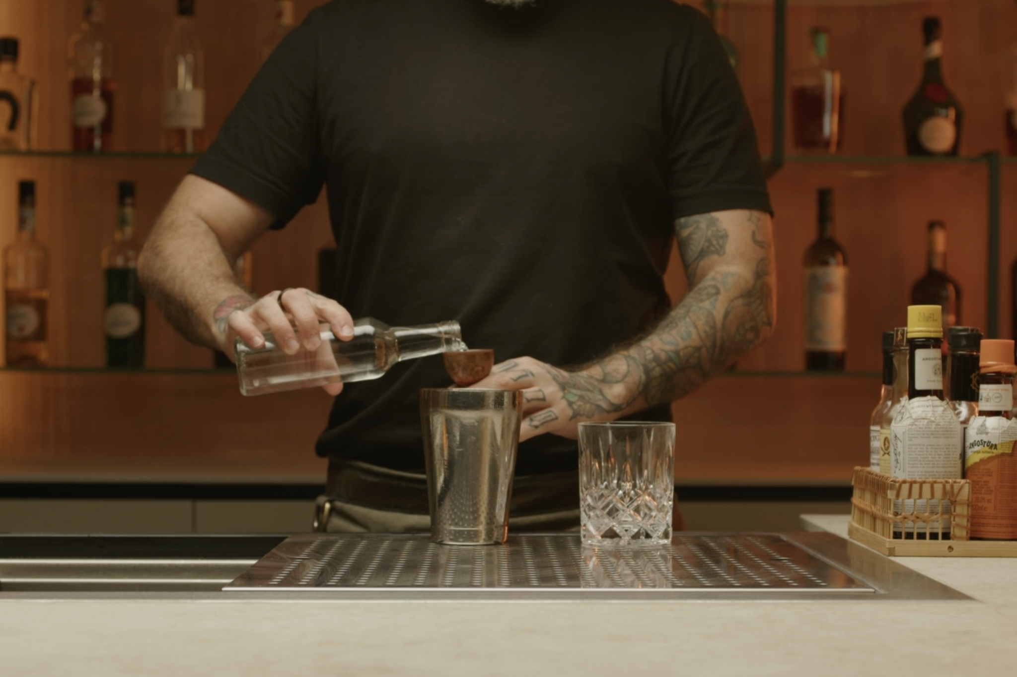 <p>Add ½ oz of simple syrup to the mix.</p>