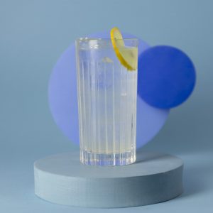 Lemon Drop Highball Cocktail Drink