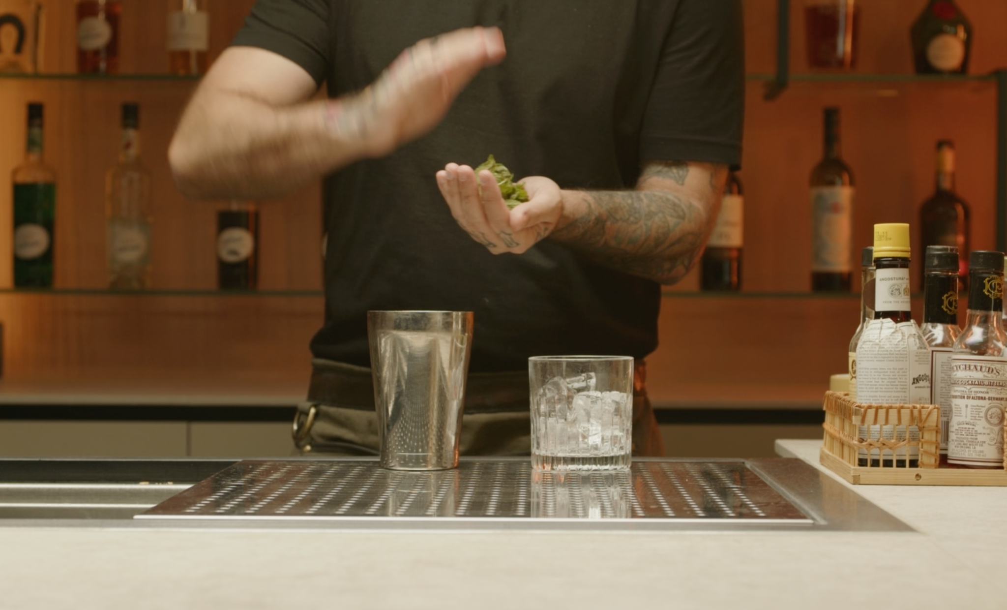 Boisson Racket Smash Maple Bourbon Smash Cocktail Recipe by DrinksWorld