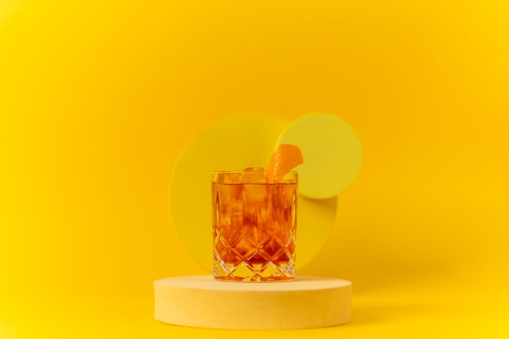 Mezcal Old Fashioned Cocktail Drink