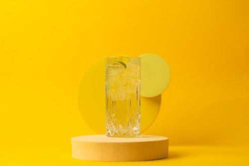 Mezcal and Tonic Cocktail Drink