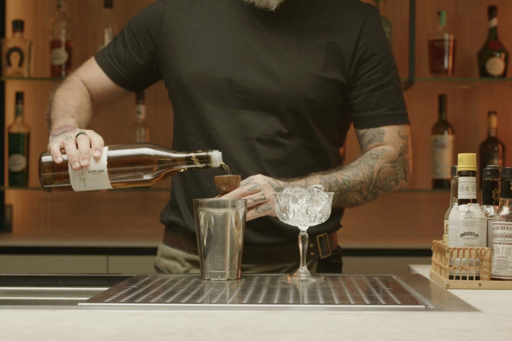 <p>Add 1 oz of banana liqueur to the mix.</p>