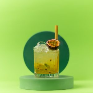 Passion Fruit Caipirinha Cocktail Drink