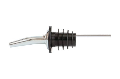 A pour spout on a white background