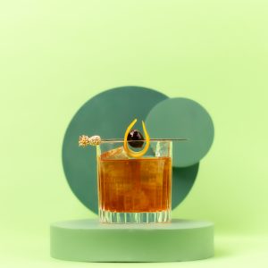 Rum Old Fashioned Cocktail Drink