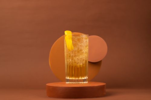 Scotch and Soda Cocktail Drink