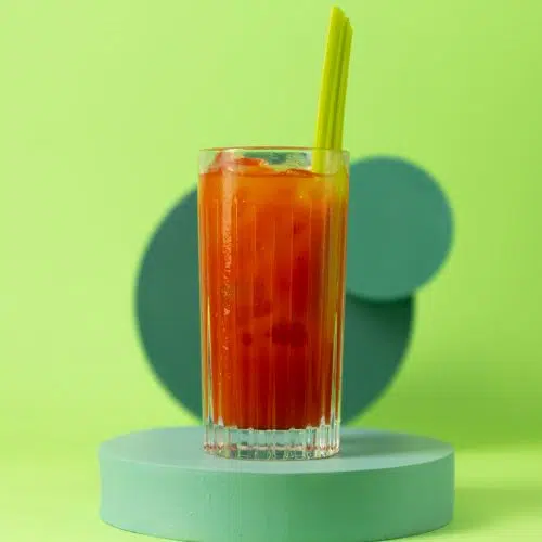 Spiced Rum Bloody Mary Cocktail Drink