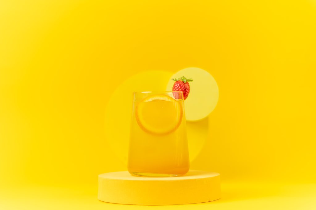 Strawberry Tequila Sunrise Cocktail Drink