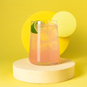 Tequila and Grapefruit Soda Cocktail Drink