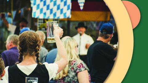 Oktoberfest stand